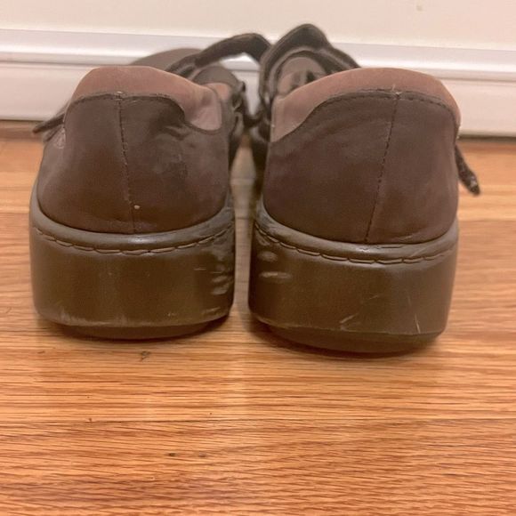 NAOT Shell Collection Lagos Mauve and Brown Mary Jane Style Shoes Size 39 - Picture 7 of 13